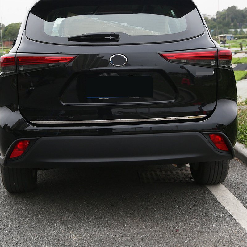Chrome Rear Door Trunk Tailgate Lid Strip Trim for Toyota Highlander 2020-2023
