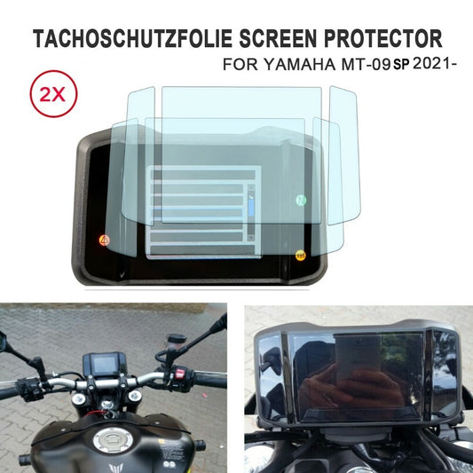 for YAMAHA MT-09 / FZ-09 (SP) (2021-) Dashboard Screen Protector 2 x Ultra Clear