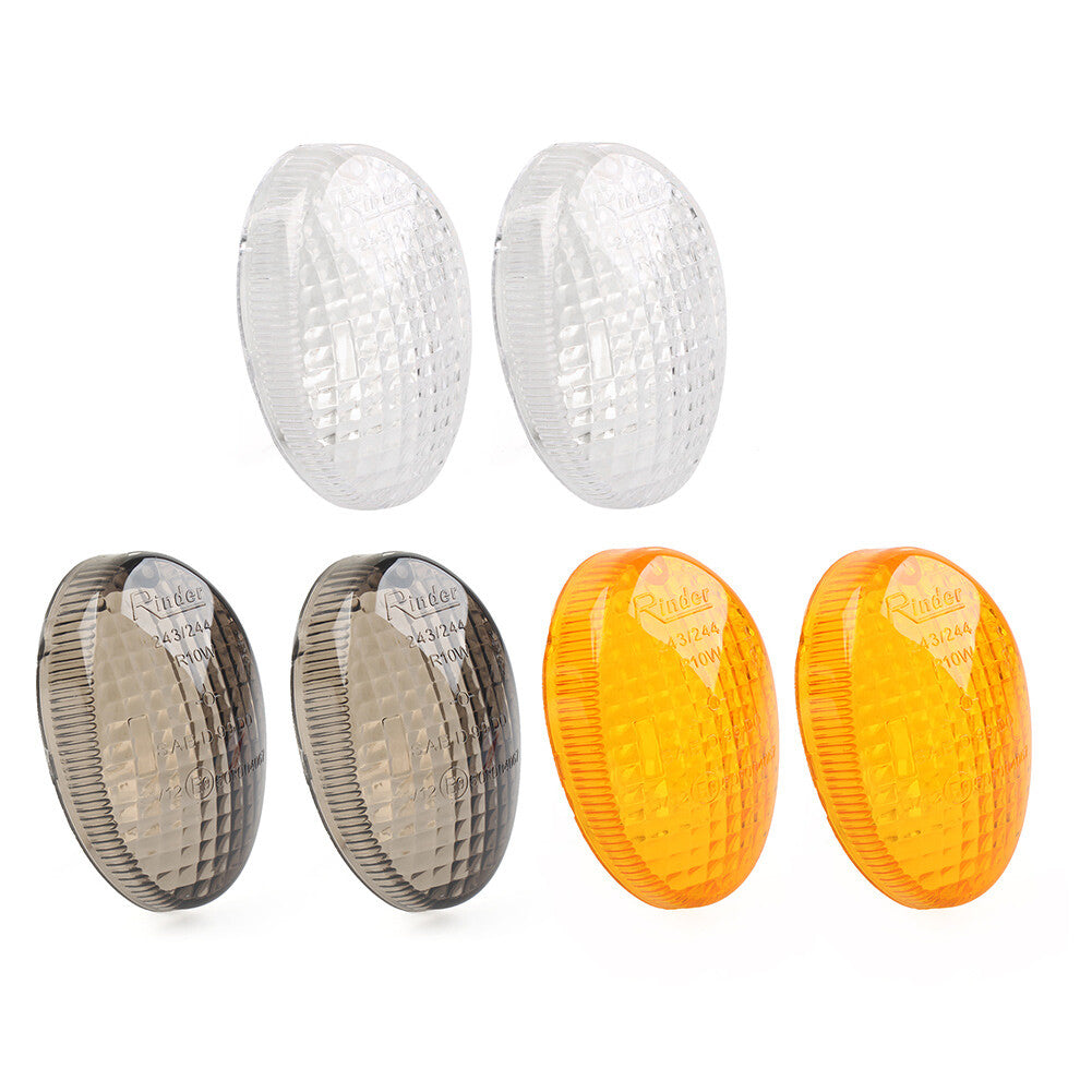 2x Turn Signal Light Lens for KAWASAKI EX250R 250R Vulcan S 650 KLX250/SF