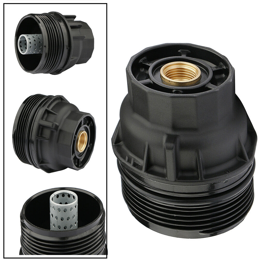 Suitable for Toyota oil filter housing cover assembly parts 15620-36020 Black