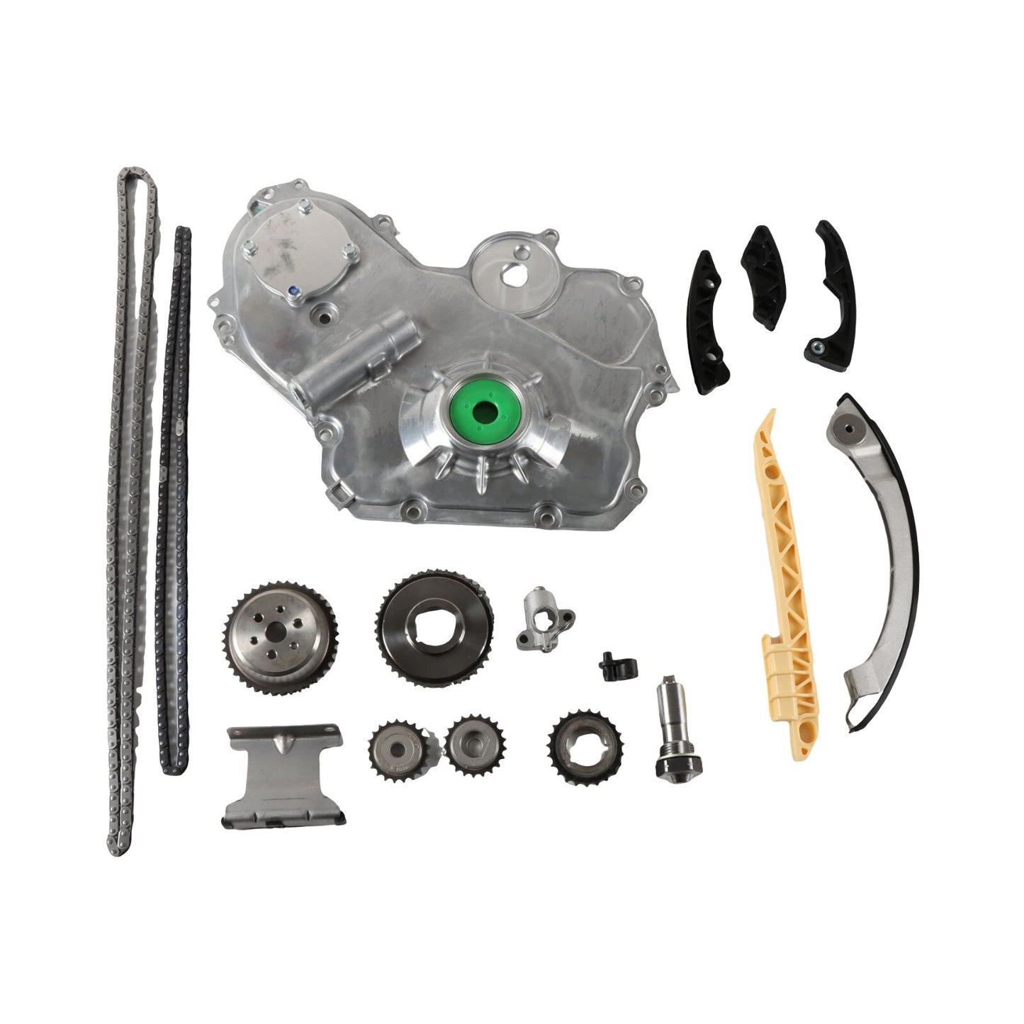 Timing Chain Kit Tensioner Guide Oil Pump Fits 2.0L 2.4L GM for Buick for Chevy for Pontiac