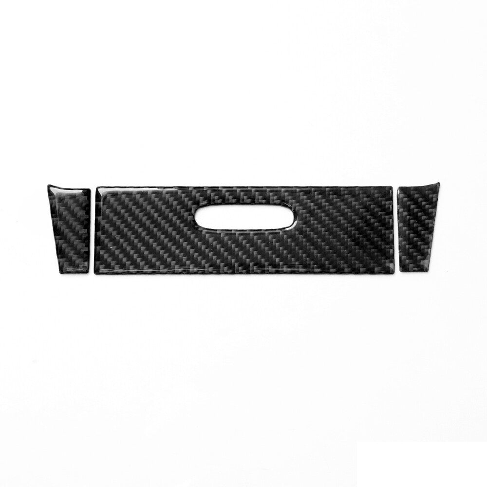 Carbon fiber center ashtray panel cover trim for Porsche for Cayenne 2003 - 10
