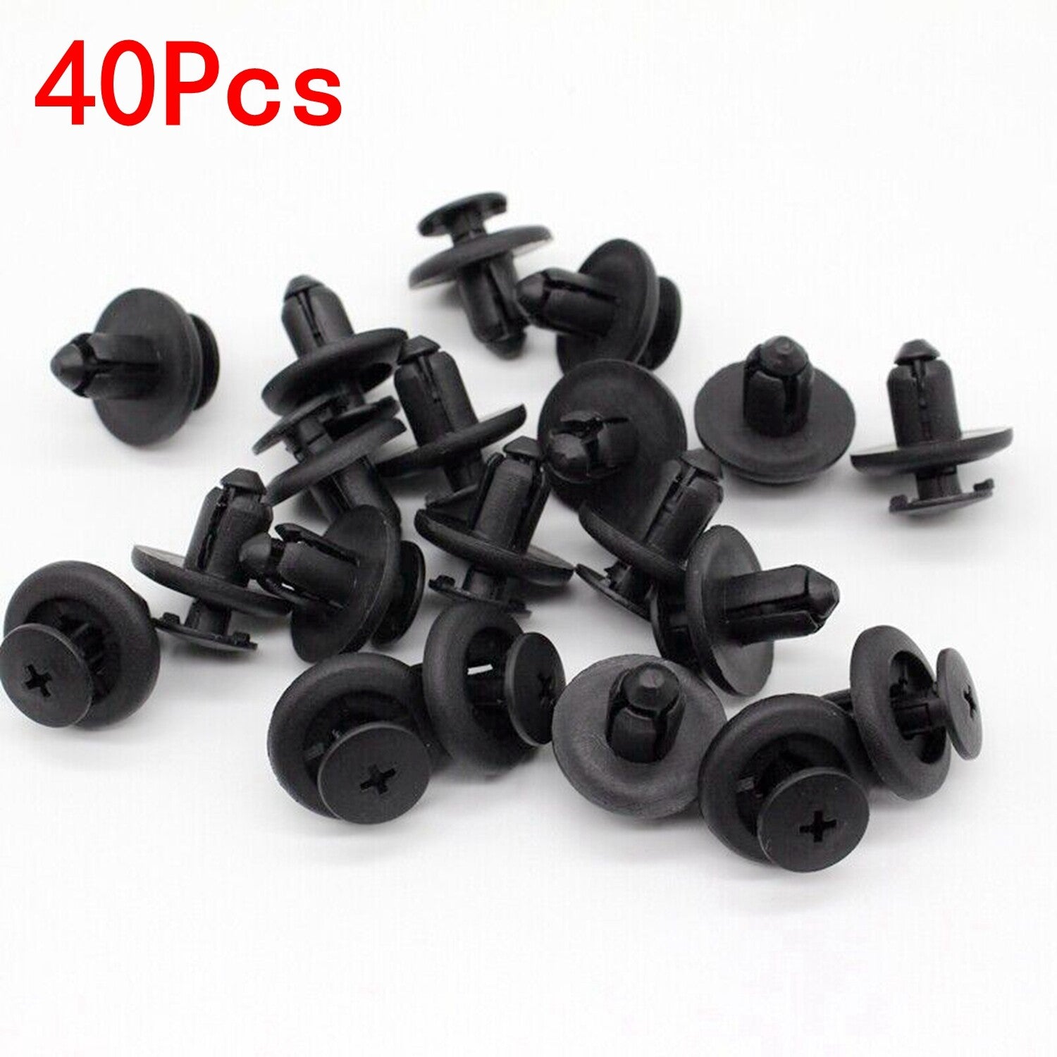 40pcs Engine Cover Fender Liner Clips Retainer Screws for Subaru 90913-0067