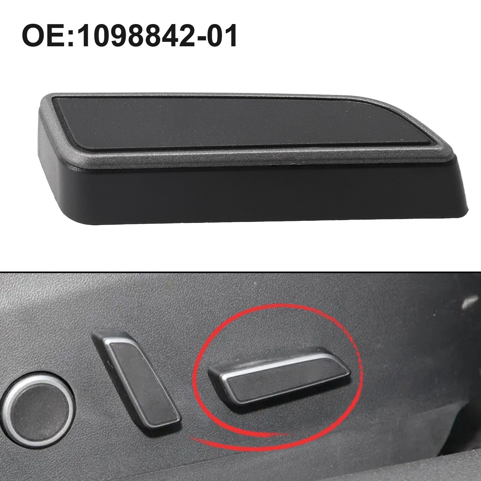 Seats Forward R Long Switch Button for Tesla Model 3/Y 2021-2023 1098842-01-D