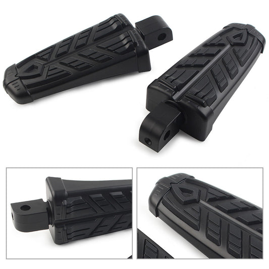2PCS Rear Footrests Foot Pegs Pedals Set for Honda VTX 1800 2002-2008 Black Bike