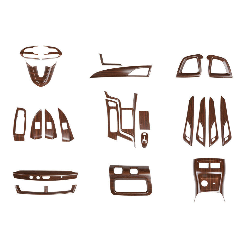 for Cadillac CT5 2020-24 Matt Wood Grain Interior Full Decoration Cover Trim Kit