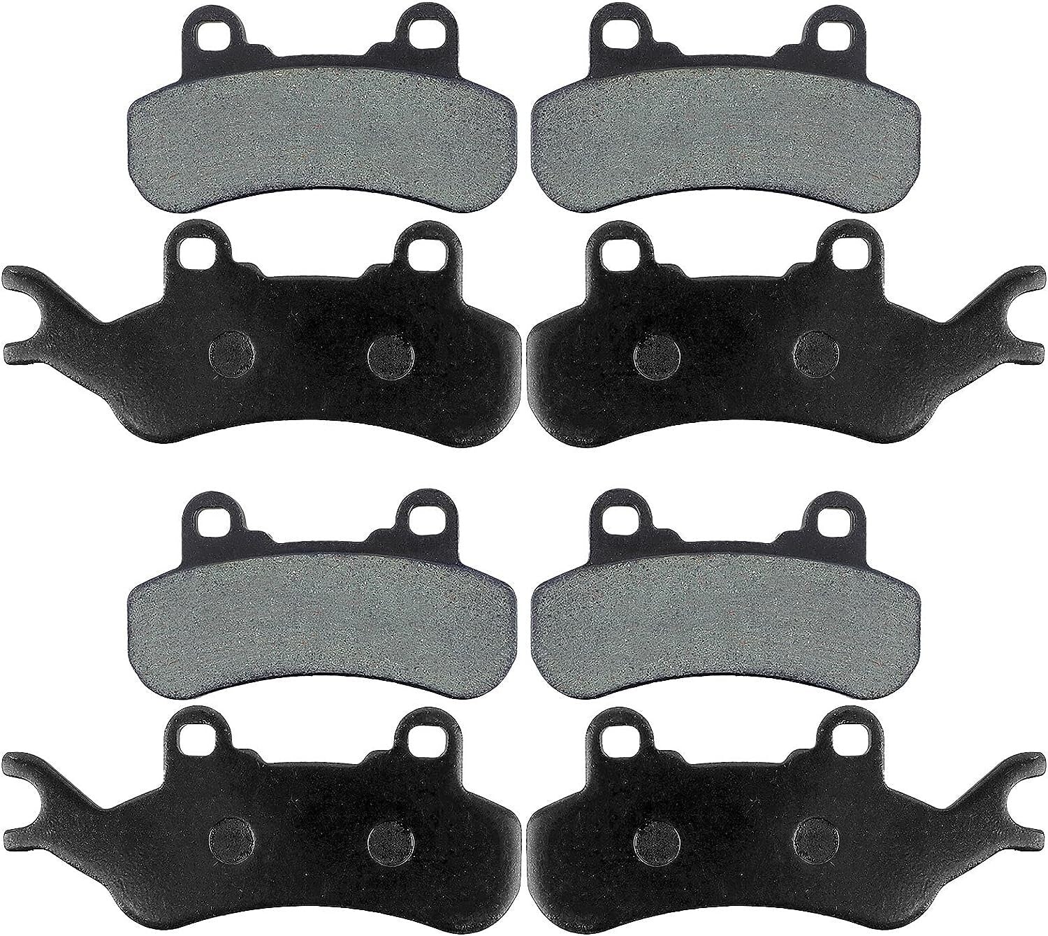 Front and Rear Brake Pads for Maverick 2017-2019 X3 4x4, X3 4x4 XRS, X3 Max 4x4
