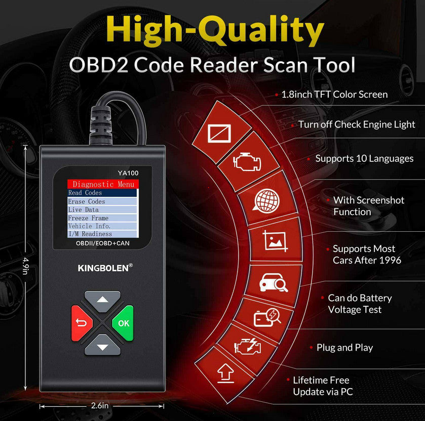 ELM327 USB Diagnostic Tool OBD2 Scanner Code Reader Engine Fault for Mitsubishi