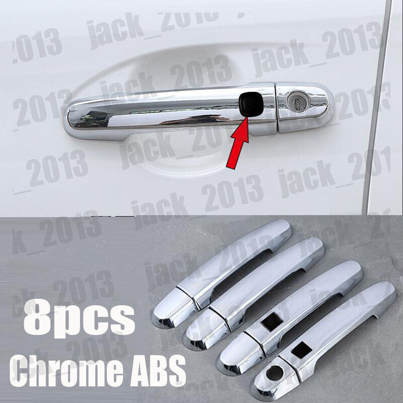 Fit for Toyota VIOS 2014 15 16 17 2018 8PCS Chrome Car Door Handle Cover Trim