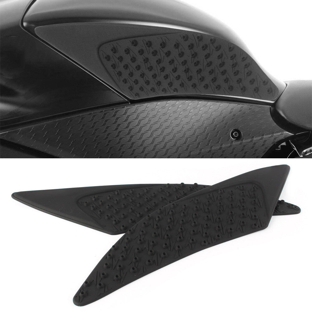 Tank Traction Gas Pad Knee Fuel Side Grips Protector for YAMAHA R6 17-2018 Black
