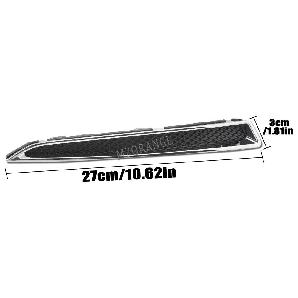 2¡ÁF¨¹r for Ford Escape 2013-2016 Scheinwerfer Untere Zierleiste Schwarz Links+Rechts