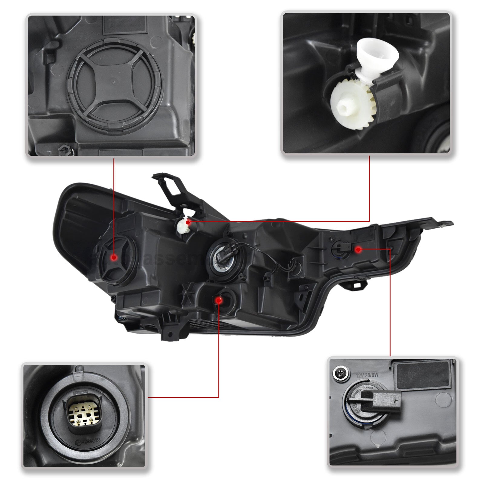 for Chevrolet Colorado 2023 2024 2025 Right Passenger Halogen Headlight 85045267
