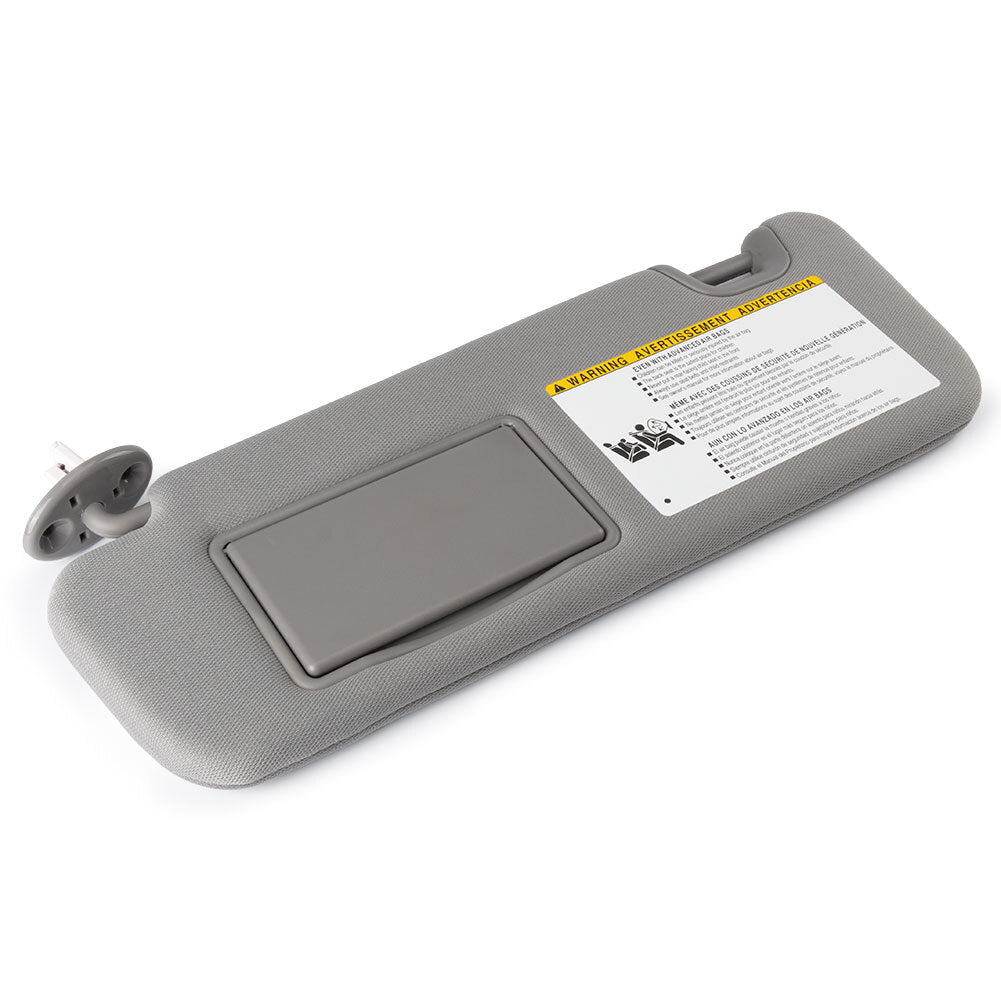 1 piece, gray left driver's side sun visor, suitable for Toyota Highlander 2014-19 74320-0E074-B0