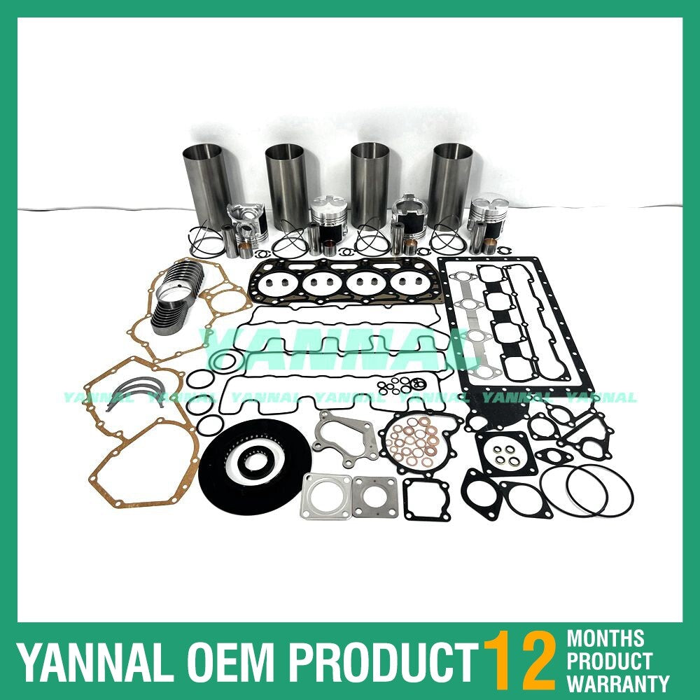 Engine overhaul and rebuild kit with washer bearing kit for Shibaura N844L engines