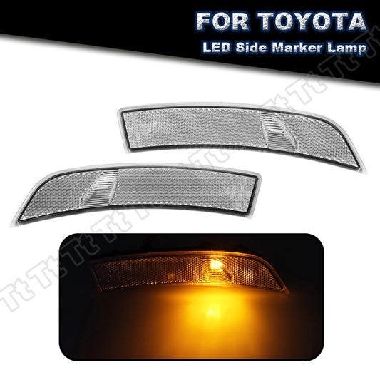Suitable for 2022 and 2023 for Toyota GR86 and for Subaru BRZ LED mudguard side marker indicator lights (transparent)