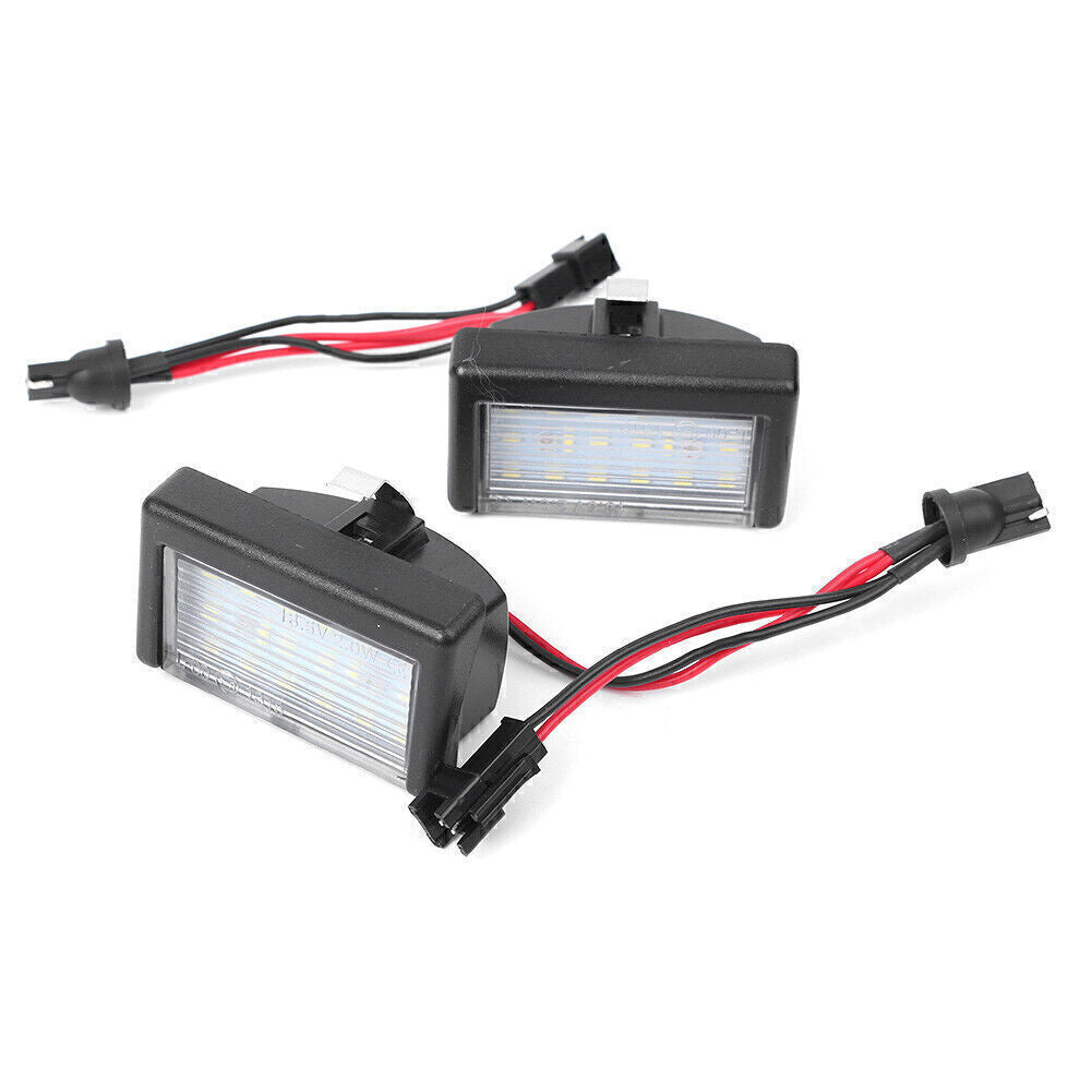 2x Car White Error Free LED Number License Plate Light for Benz ML W164/X164X