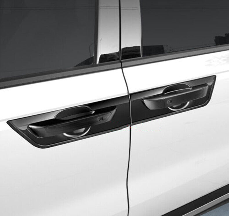 for Kia Carnival 2022-2023 Glossy Black Door Handle Cover+Bowl Cup Molding Trim