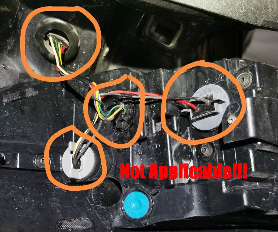 Left for Ford escape 2020 2021 Outside Rear Tail Light Turn Signal Light Brake