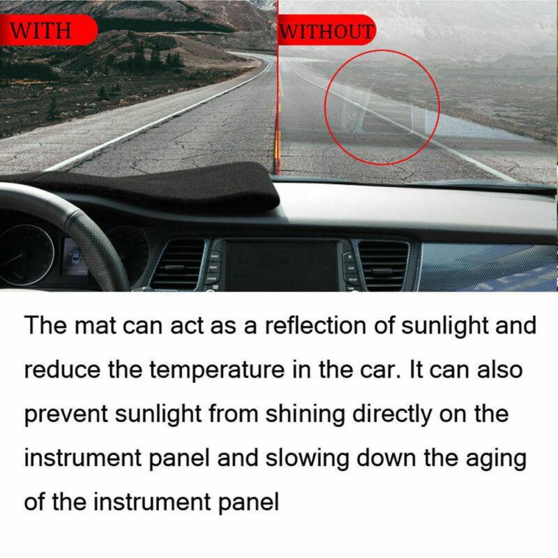 Instrument panel mat cover, anti-slip and sun-protective mat for Nissan Maxima 2016-2023.