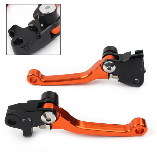 CNC Pivot Clutch Brake Levers Orange Fit for YAMAHA YZ 250F YZ 426F YZ 450F 2009-20