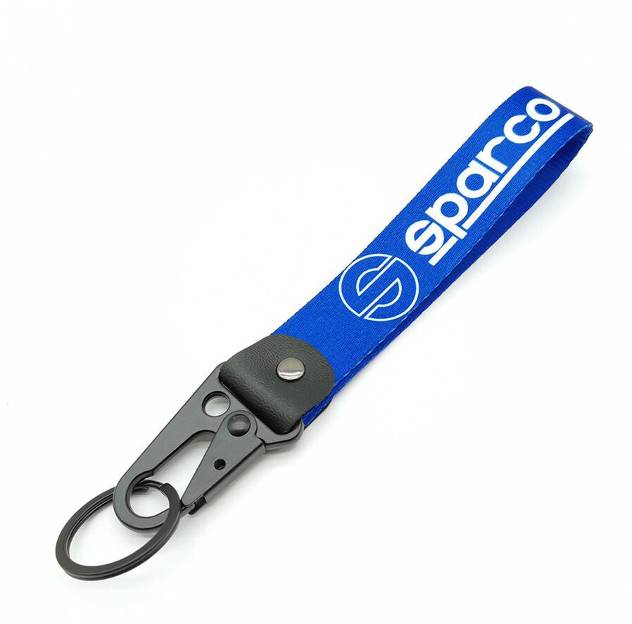 Suitable for Audi for A5 car keychain/key ring, dark brown leather horseshoe buckle gift.
