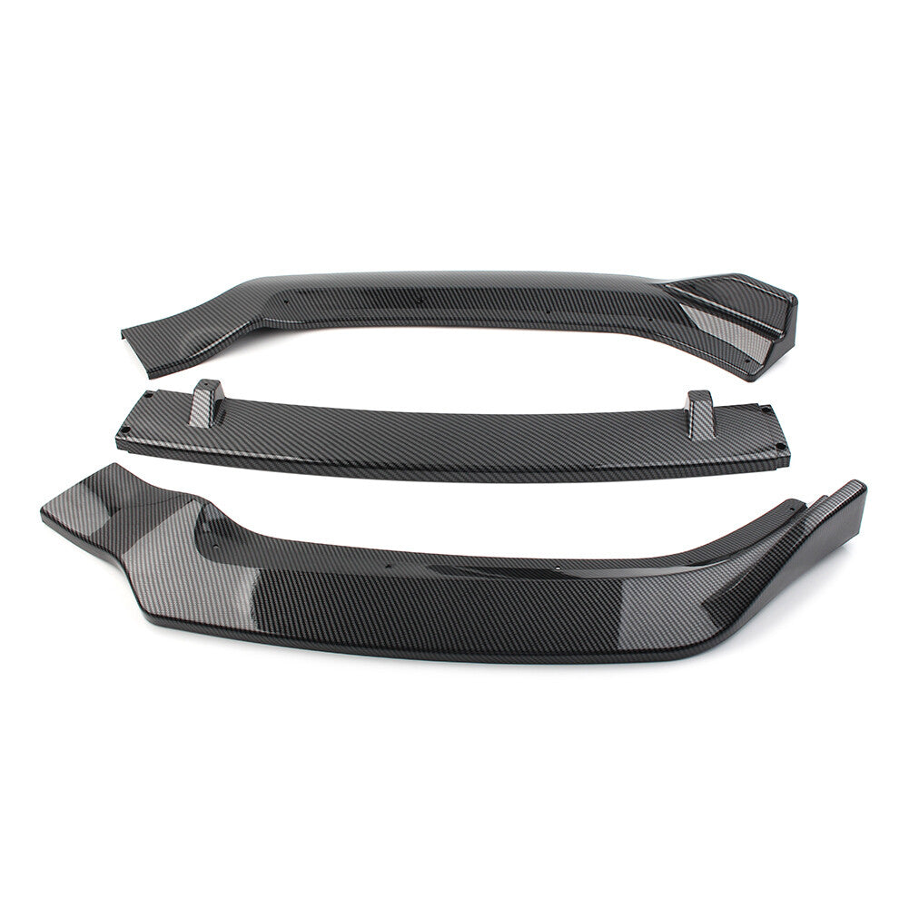 Carbon Fiber Front Bumper Lip Spoiler Kit For 17-2019 for Audi A4 B9 SLINE S4 Sedan