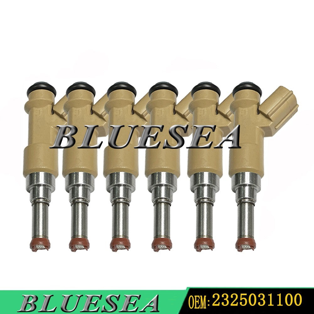 Set of 6 Fuel Injectors 23250-31100 FOR 2010-2019 for Toyota 4Runner Tundra V6 4.0L