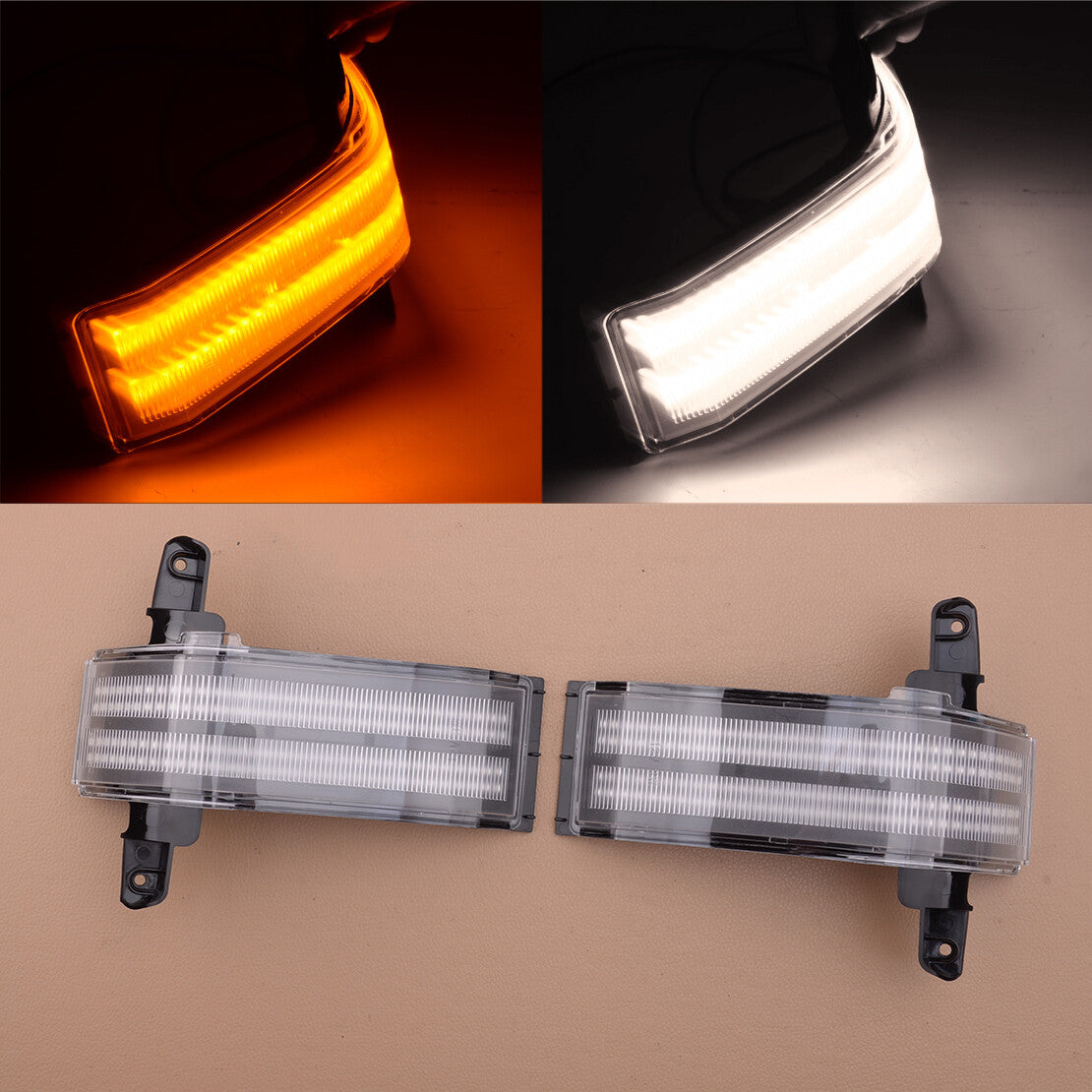 Dynamic LED Towing Mirror Turn Signal Light Fit for Chevy Silverado for GMC for Sierra