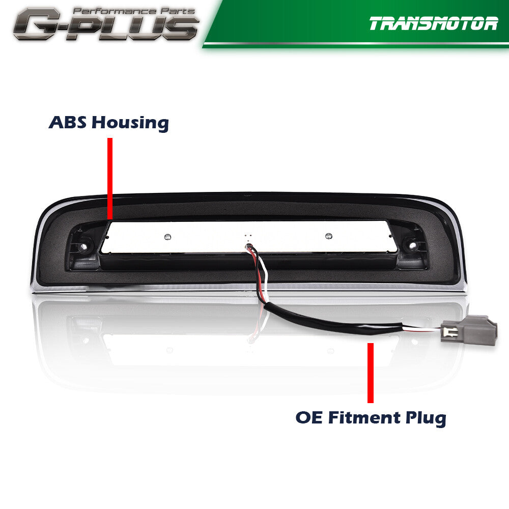Fits 14-18 for Sierra / Silverado Chrome I-Style LED 3rd Brake Light/Cargo Light