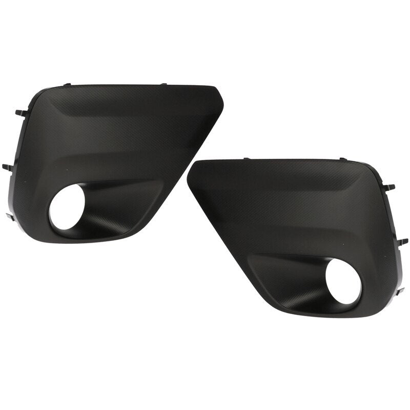 Pair of front fog light bezel covers 57731SJ040 for Subaru Forester 2019-2021 sedans.