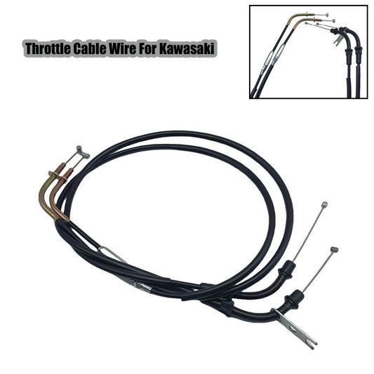 Black Motorcycle Throttle Cable Line Wire for Kawasaki VULCAN 900 VN900 2006-17