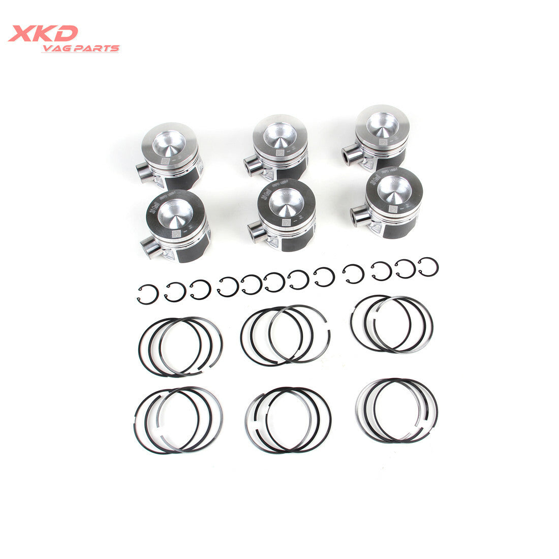 3.0TDI Piston Ring Assembly Fit for VW Touareg for Audi for A4 for A5 for A6 Q5 CRCA CRCD CAMA