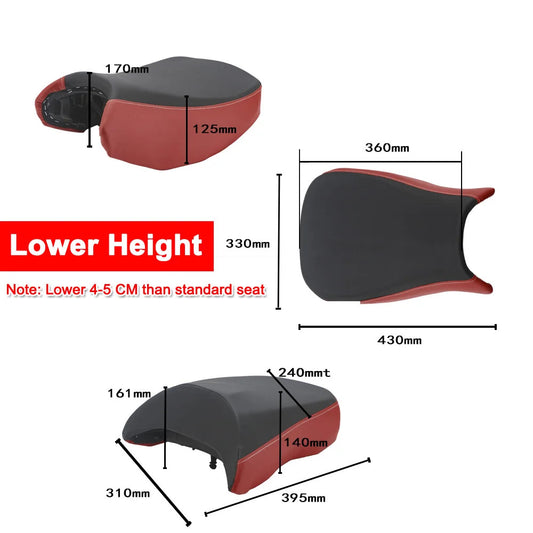 Fit for BMW R1250GS R1200GS Adventure 13-23Lower Rear Front for Seat Pillion Cushion