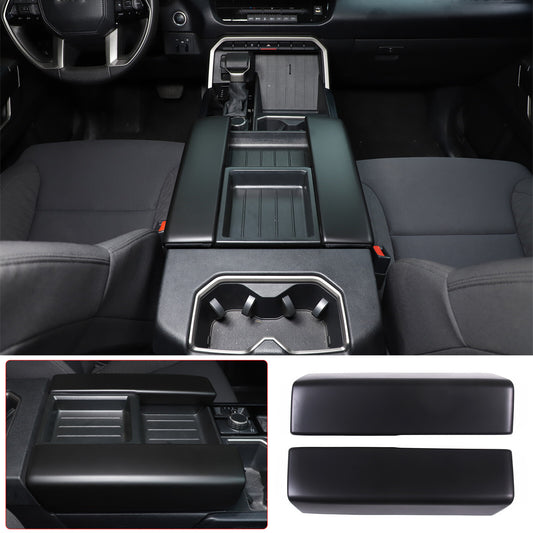 ABS carbon fiber internal handle panel cover for Toyota Tundra Sequoia 2022 - 2023