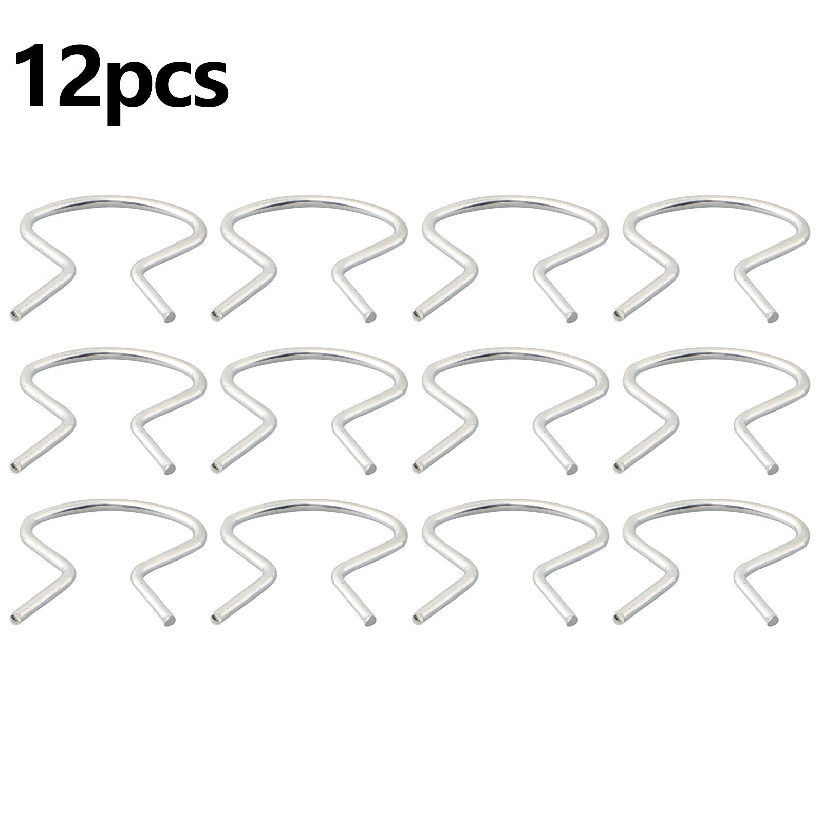 Crank retainer door handle horseshoe clip set, 12-piece clip type, left and right.