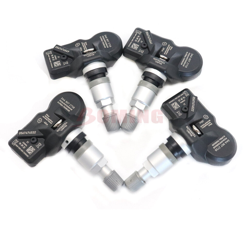 4PCS 3AA907275B TPMS for Volkswagen CC for Tiguan Tire Pressure Monitoring Sensor