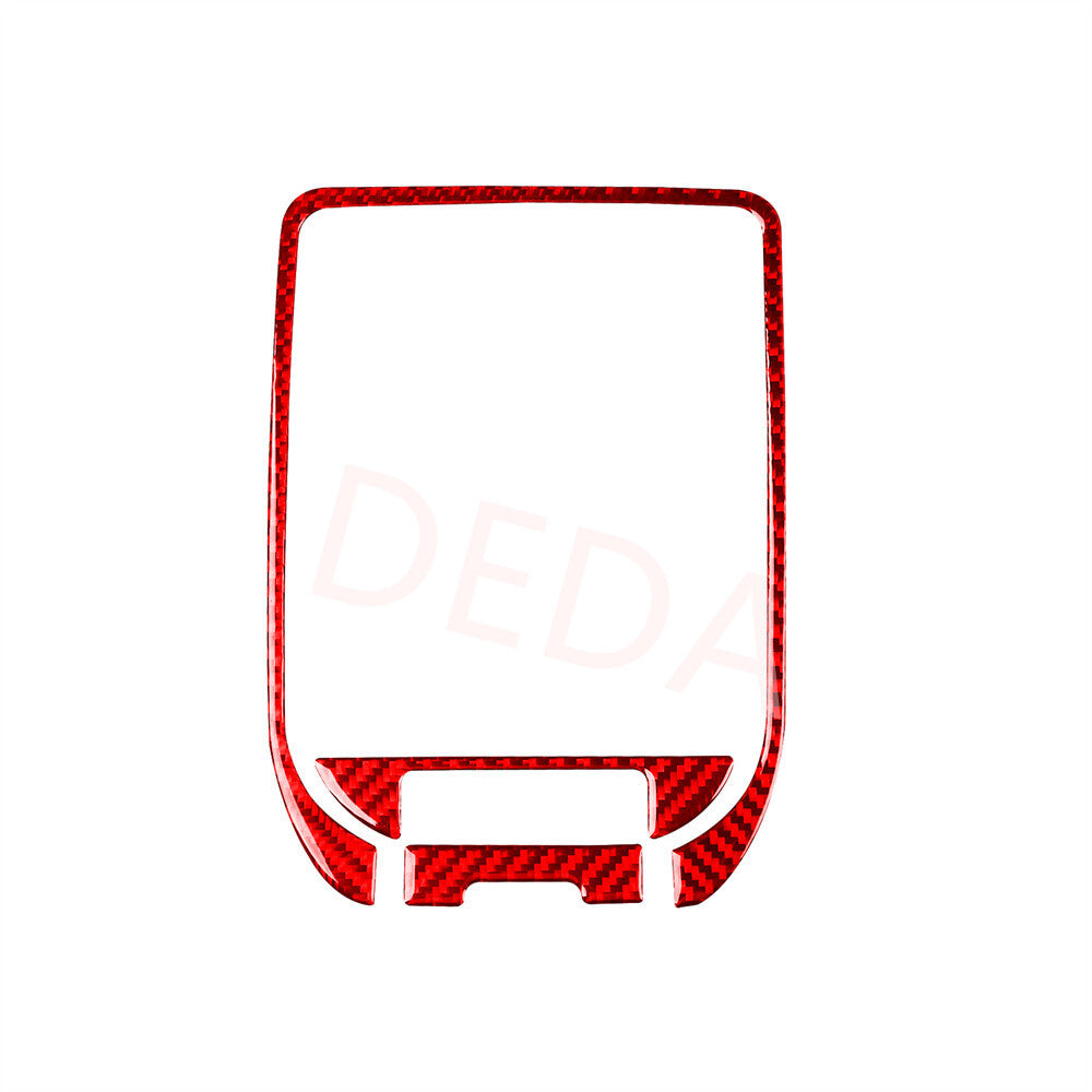 Gear Shift Box Panel Trim for Land Rover Discovery Sport 2015-19Red Carbon Fiber