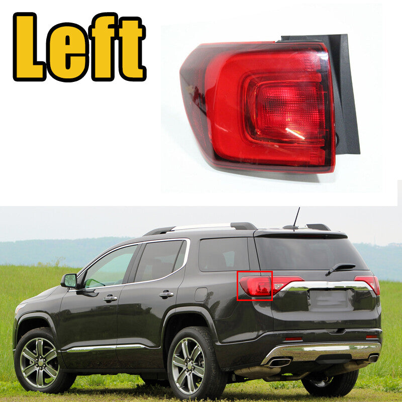 for GMC Acadia 2017-2019 Rear Brake Lamp Red Outer Left Driver Tail Light