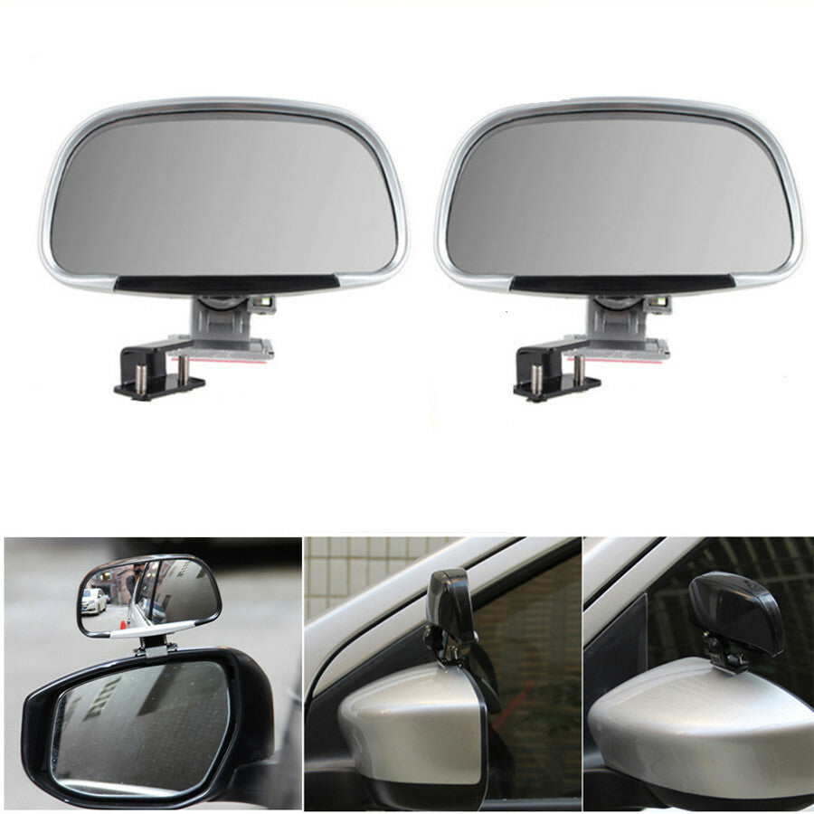 2X Blind Spot Mirror 180¡ã Adjustable Rear Side View Mirror For Car Truck SUV