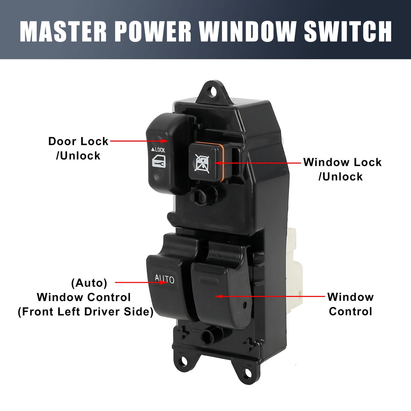 for Toyota RAV4 2000-2005 Master Driver Side Power Window Switch 84820-42160 NEW