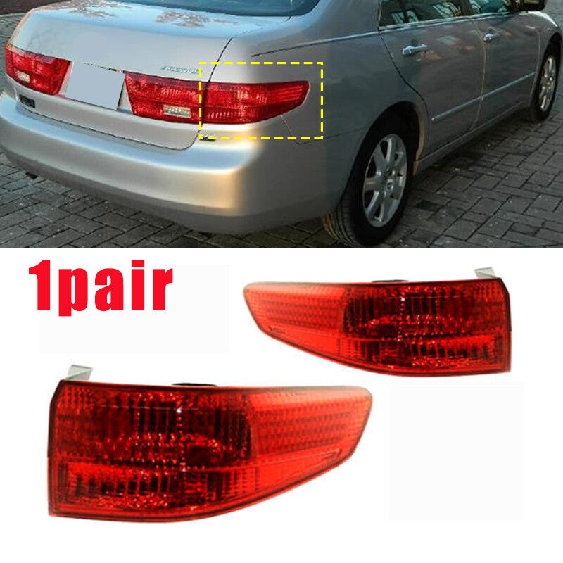 For 2003 2004 2005 Accord Sedan Pair Tail Lamp / Light Outer Quarter Mounted