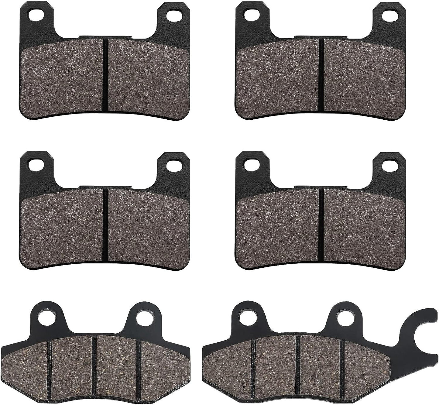 Front Rear Semi-Metallic Brake Pads for Kawasaki ZX1002 H2 SX SE 2018 2019
