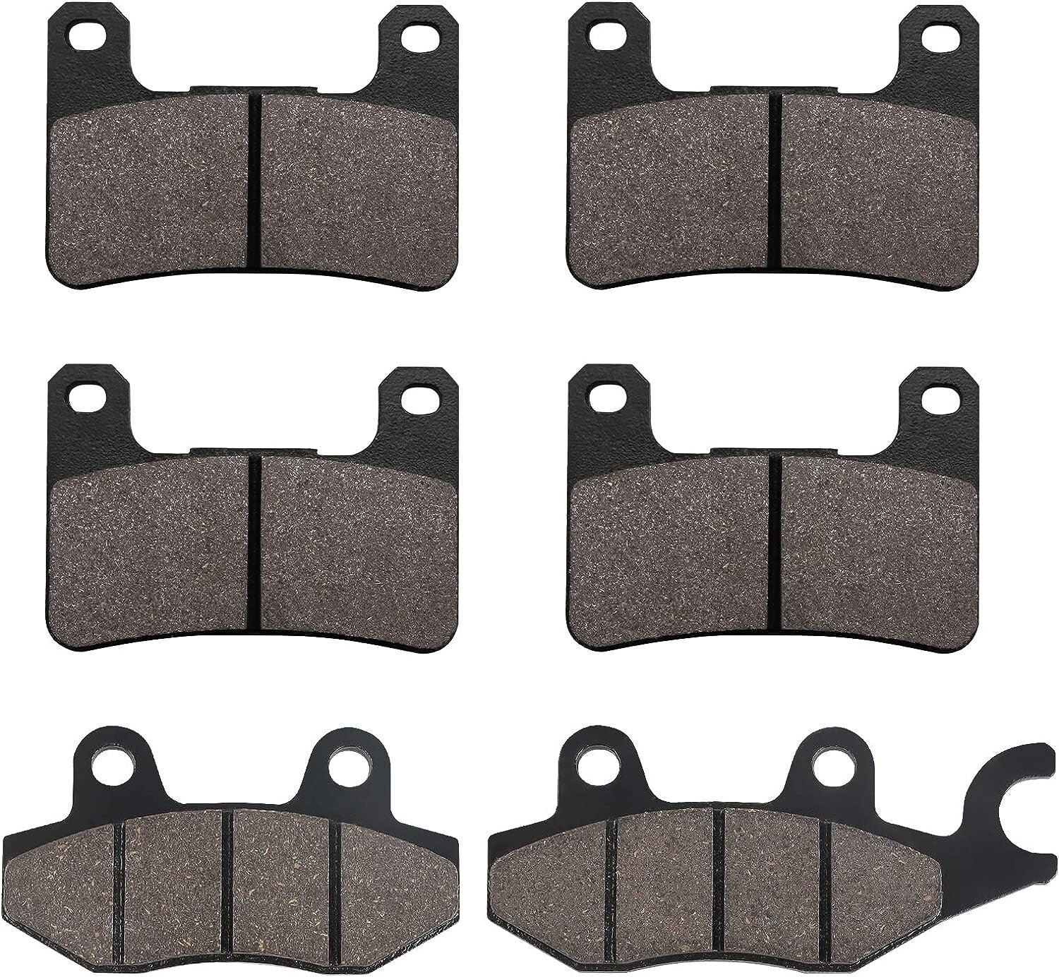 Front Rear Semi-Metallic Brake Pads for Kawasaki ZX1002 H2 SX SE 2018 2019