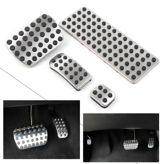 4pcs Car Gas Brake Footbrake Footrest Pedals for Mercedes-Benz V-Class