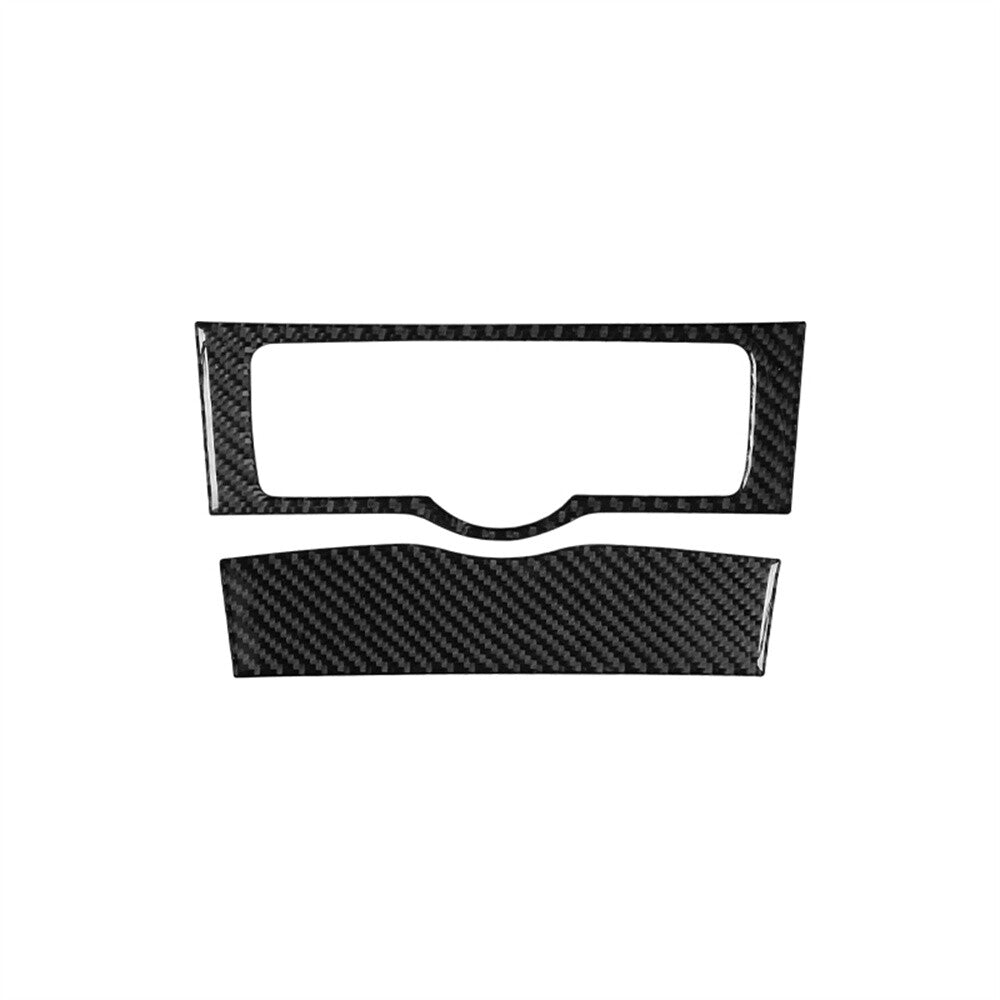 2Pcs Carbon Fiber Multifunction Button Trim Cover for Honda Accord 2013-2017
