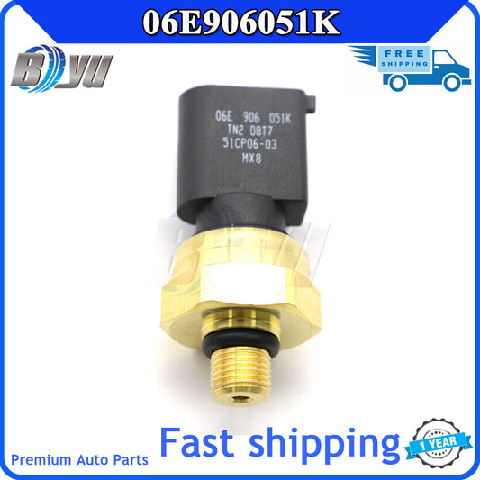 06E906051K is a new fuel pressure sensor suitable for Volkswagen for Audi for A4 , for A6 , Quattro, and for Volkswagen for Jetta .