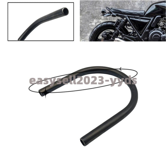 Universal Motorcycle 210mm Frame Hoop Loop Rear for Seat Frame Loop Flat Brat Black