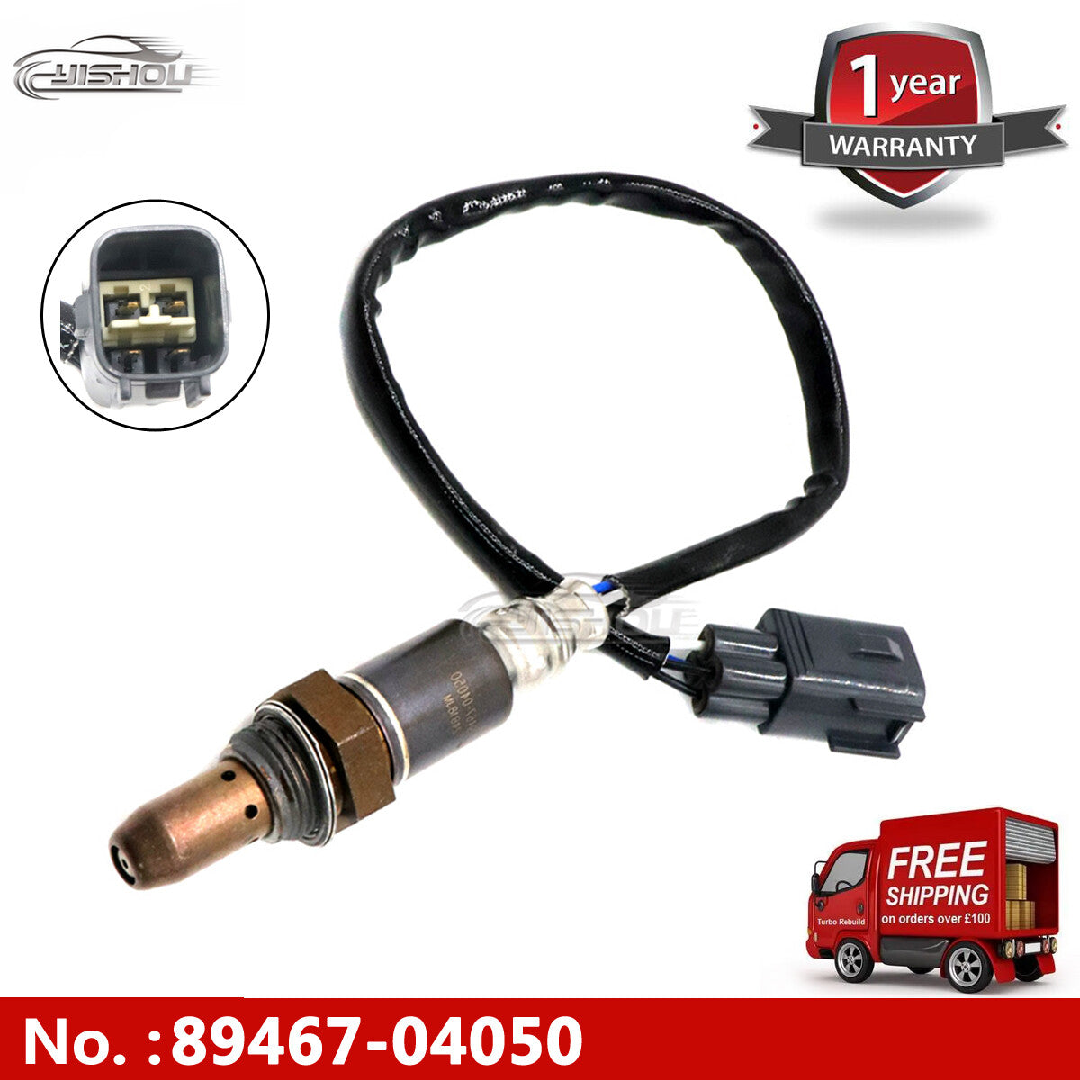 The upstream right oxygen sensor is suitable for Toyota Tacoma 2009-11 4.0L 89467-04050 234-9084