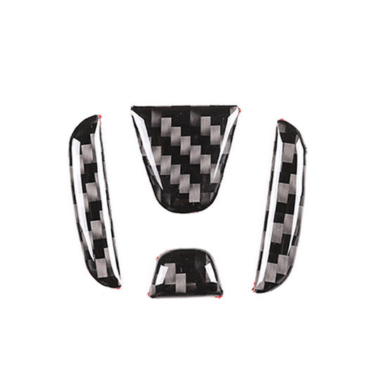 Steering Wheel Trim Cover Decoraton Carbon Fiber for Honda CR-V CRV 2007-2011