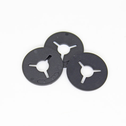10x Plastic Fastener Washer Clips for VW for Audi Rear Bumper Trim 6N0-129-355